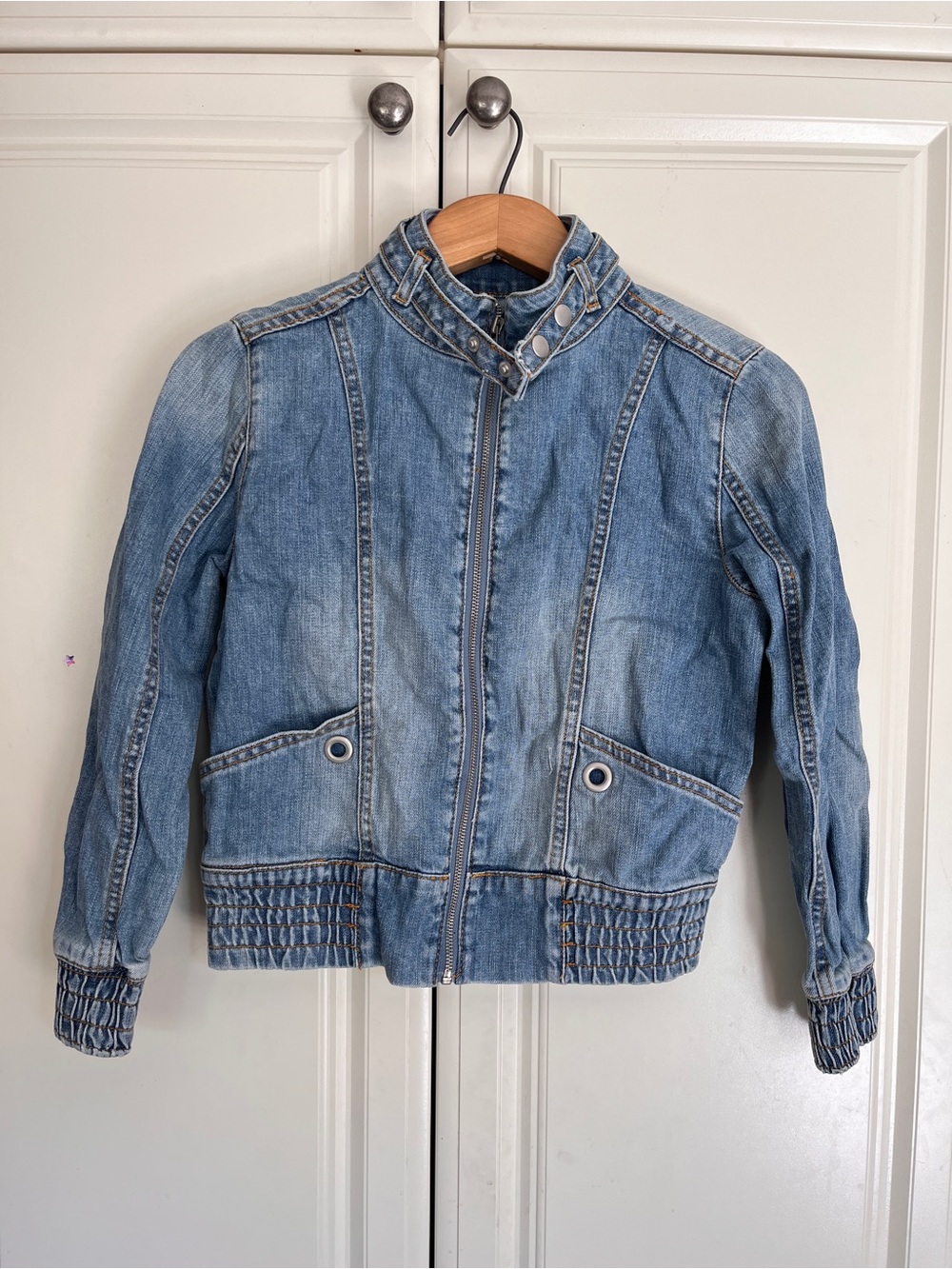 INSIGHT Moto women’s Light Blue Denim Jacket M